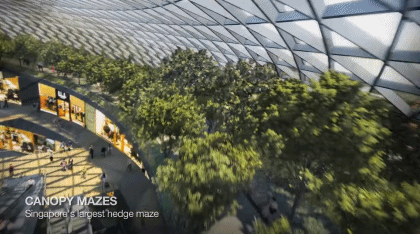 太科幻了！耗资85亿，把森林、瀑布搬进大机场！_41