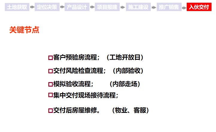 房地产项目整体开发流程，18个业务关键节点与控制措施！_18