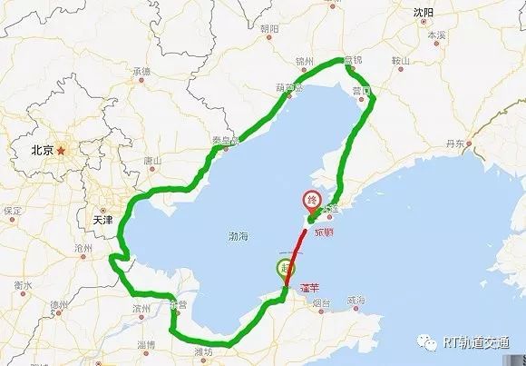 渤海湾跨海通道 VS 环渤海高铁，你更看好哪个？_1