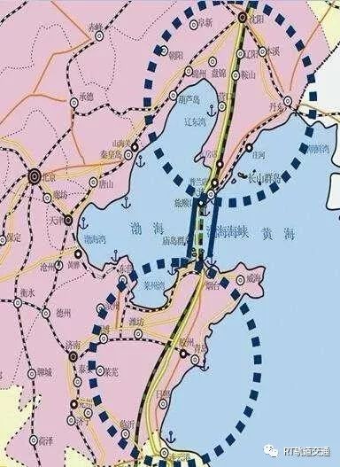 渤海湾跨海通道 VS 环渤海高铁，你更看好哪个？_4